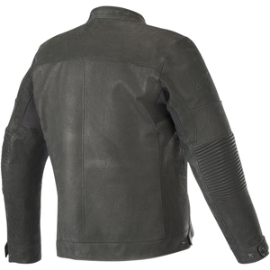 Alpinestars Warhorse Black Leather Motorcycle Jacket Mens Premium Nubuck