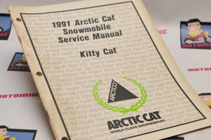 Genuine ARCTIC CAT Factory Service Shop Manual  KITTY 1991  2254-642