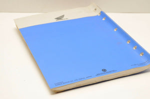 Genuine OEM Honda Factory Service Shop Manual 61KBG03 1991-2000 CB250 NIGHTHAWK