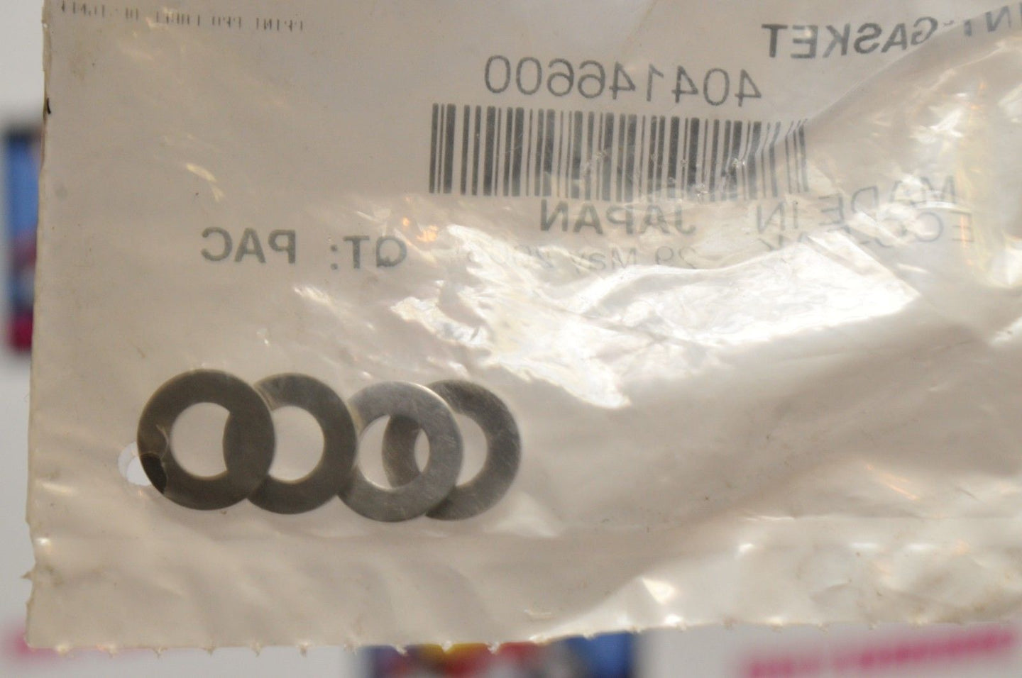 NOS NEW OEM CAN-AM 404146600 Qty:4 SEAL SEALING WASHER (GASKET) (290227500) BRP