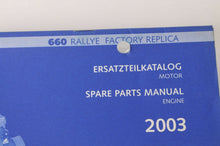 Load image into Gallery viewer, Genuine Factory KTM Spare Parts Manual Engine 660 Rallye Factory 2003 | 3208103