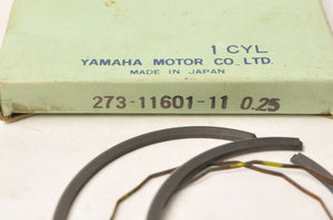 Genuine Yamaha 273-11601-11-00 Piston Ring Set +0.25 O/S - CS5 CS3B CS3C 1971-72