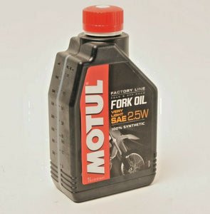 Motul 2.5w Fork Oil Huile de Fourche - Factory Line Synthetic 1L 1.05QT #105962