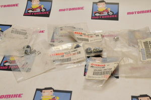 NEW NOS OEM YAMAHA LOT OF NUTS  - MULTIPLE STYLES, SEE LISTING Qty:14