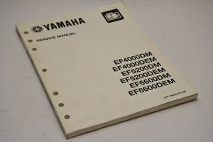 OEM Yamaha Generator Service Shop Manual LIT-19616-01-60 EF4000 EF4200 EF6600 ++