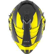 Load image into Gallery viewer, CKX Titan Air Flow Backcountry Snowmobile Helmet Double-Lens | Yellow MEDIUM