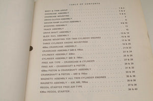 Vintage Polaris Parts Manual 1971 Racing Parts Book List Snowmobile Genuine OEM