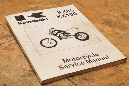 Kawasaki Factory Service Manual FSM SHOP OEM KX85 KX100 2001 #99924-1265-01