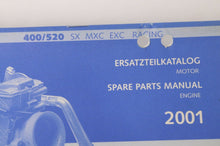Load image into Gallery viewer, Genuine Factory KTM Spare Parts Manual Engine - 250 EXC Racing 450 525 2001 01