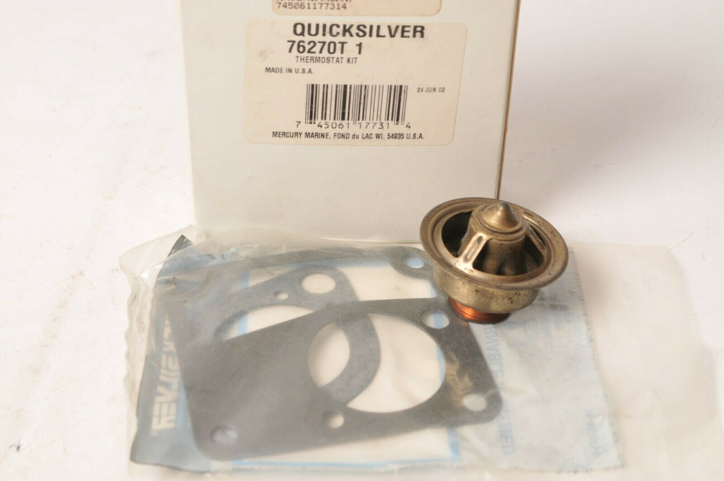 Mercury MerCruiser Quicksilver Thermostat Kit 160 Deg 470 485 Models ...