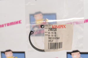 NEW KIMPEX IDLER WHEEL CIRCLIP 04-116-93 - PACK OF SEVEN (7) - Motomike Canada
