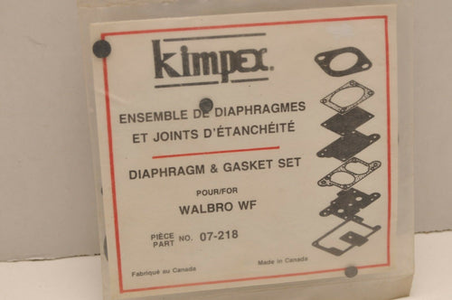 NOS Kimpex 07-218 Diaphragm & Gasket Set - Walbro WF