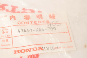 Genuine NOS Honda 43451-KA4-700 Cable,Rear Brake CR250R 1982 82 CR125R