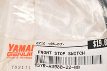 Load image into Gallery viewer, Genuine Yamaha 5YR-H3980-22-00 Front Stop Switch Brake - Vino YJ125