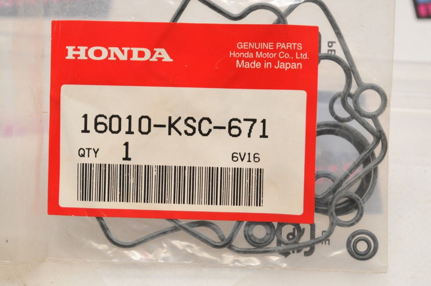 NOS OEM Honda 16010-KSC-671 GASKET SET(CARBURETOR) CRF250R CRF250X