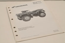 Load image into Gallery viewer, 2003 TRX400FW Genuine OEM Honda Factory SETUP INSTRUCTIONS PDI MANUAL S4104