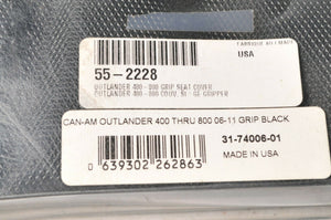 QuadWorks Seat Cover Gripper Black Can-Am Outlander 06-11 ++ | 31-74006-01