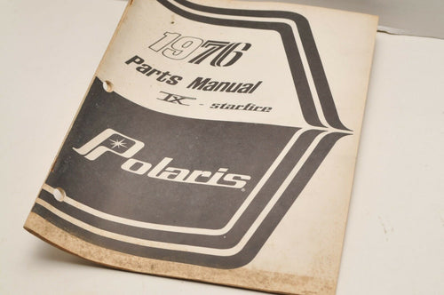 Vintage Polaris Parts Manual 9910378 1976 TX-starfire Snowmobile OEM Genuine