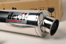 Load image into Gallery viewer, NEW Devil Exhaust- 52363 Stainless Trophy muffler silencer can pipe Bolt On Left