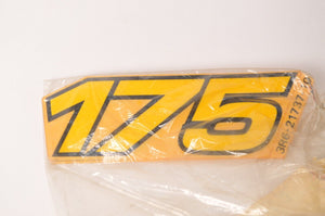 Genuine Yamaha "175" Emblem for Side Cover IT175 1981 81 | 3R6-21737-10