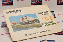 Load image into Gallery viewer, Genuine Yamaha MOTORCYCLE WORKSHOP MANUAL 1975 ENGLISH FRANÇAIS DEUTSCH