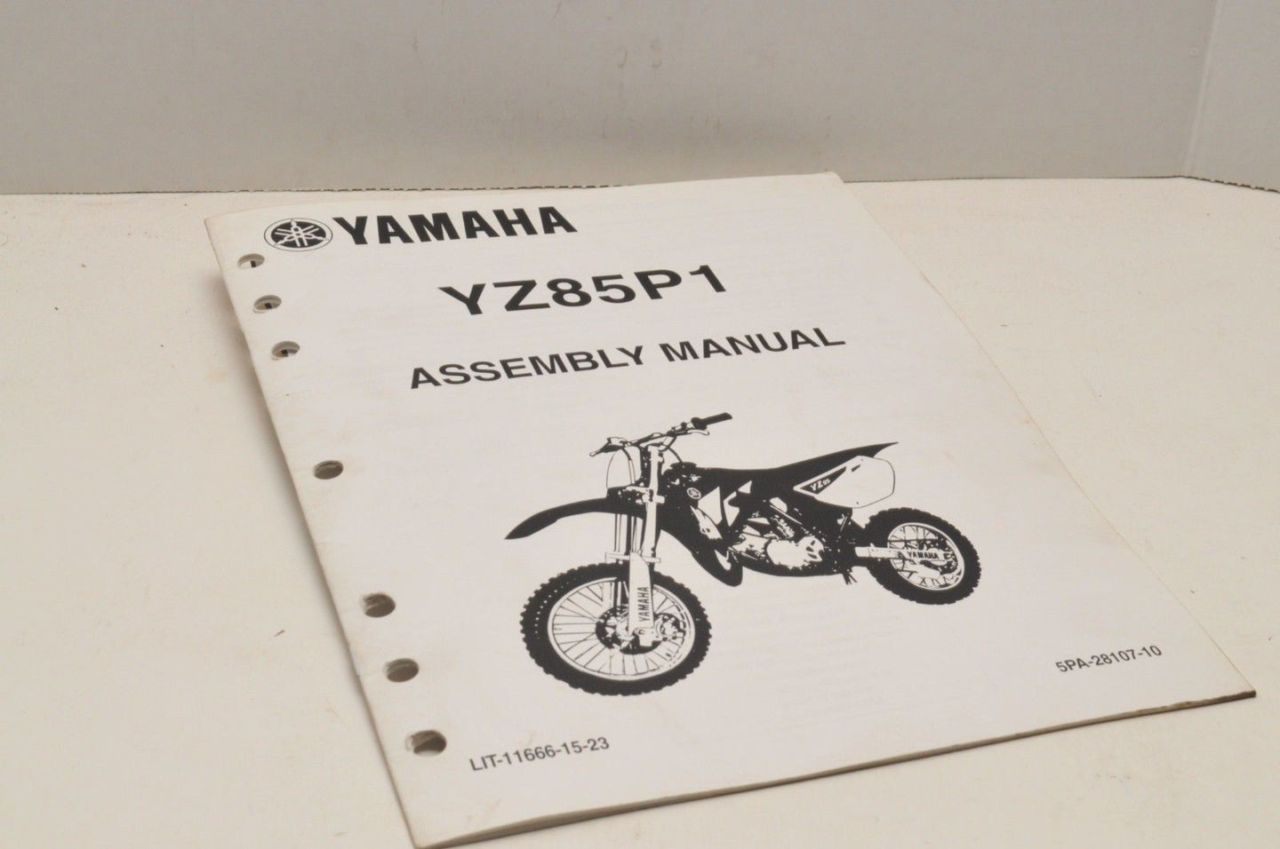 Genuine Yamaha FACTORY ASSEMBLY SETUP MANUAL YZ85P1 YZ85 2002 LIT-11666-15-23
