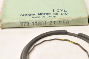 Genuine Yamaha 273-11601-21-00 Piston Ring Set +0.50 O/S - CS5 CS3B CS3C 1971-72