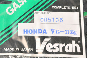 Vesrah VG-1135M Complete Gasket Set w/Seals - Honda CR500 CR500R 89-01 |005106