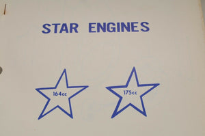 Vintage Polaris Parts Manual 1970 Star Engines 164 175cc Snowmobile Genuine OEM