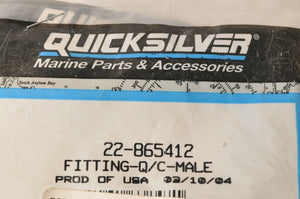 Mercury MerCruiser Quicksilver Fitting,Quick Connect Male Trim Pump | 22-865412
