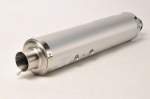 NEW Mig Indy Exhaust IDY-SR6AL Silver Alum Muffler Silencer 100mm Round Slip On