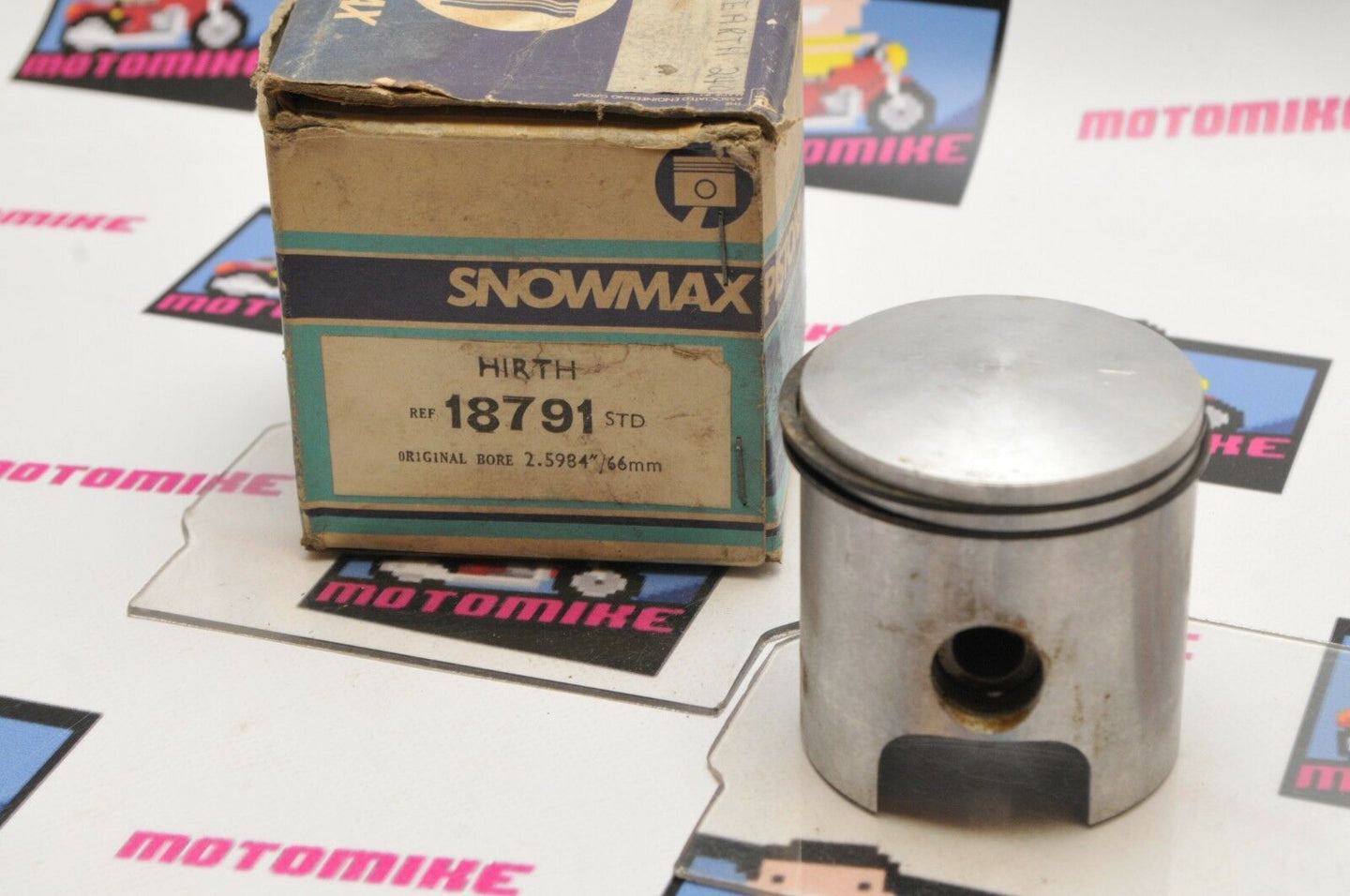 NOS New Old Stock SNOWMAX PISTON 18791 STD 66mm STANDARD HIRTH