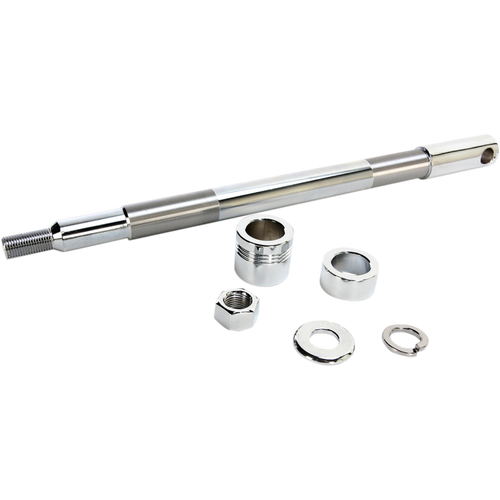 Drag Specialties Front Chrome Axle Kit - FLST - 2000-2006 Fat Boy | 0214-0952