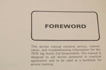 Load image into Gallery viewer, Genuine ARCTIC CAT Factory Service Shop Manual JAG 1976 0153-089
