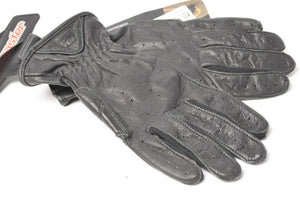 Tourmaster Elite 2 Black Leather Women's Motorcycle Gloves Medium M/9 Select