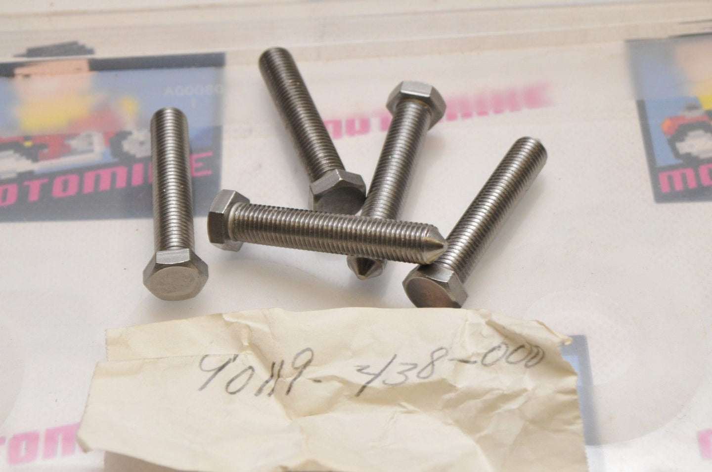 NOS OEM VINTAGE Honda 90119-438-000 Qty:5 CHAIN ADJUSTER BOLTS CBX CB VF ++