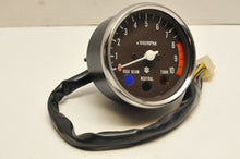 Load image into Gallery viewer, NOS OEM SUZUKI TACH TACHOMETER - BROWN FACE 8K-10K RPM REDLINE 7-WIRE