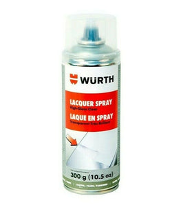 Wurth 893.35193 High-Gloss Clear Transparent Lacquer Spray Paint 400mL - Wheels