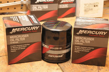 Load image into Gallery viewer, MERCURY PRECISION MARINE STERNDRIVE INBOARD OIL FILTER 35-883702K PAIR (2)