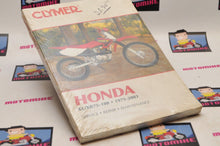Load image into Gallery viewer, NEW CLYMER SHOP MANUAL M312-13 HONDA XL XR 75 80 100 1975-2003