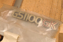 Load image into Gallery viewer, NOS OEM SUZUKI 68131-49420 BADGE,EMBLEM GS1100GK FOR SIDE COVER