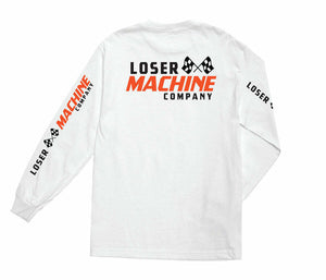Loser Machine Fastlane Heavyweight Long Sleeve Tee Men's T-Shirt Black or White