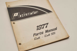 Vintage Polaris Parts Manual 9910416  1977 Colt / SS Snowmobile OEM Genuine
