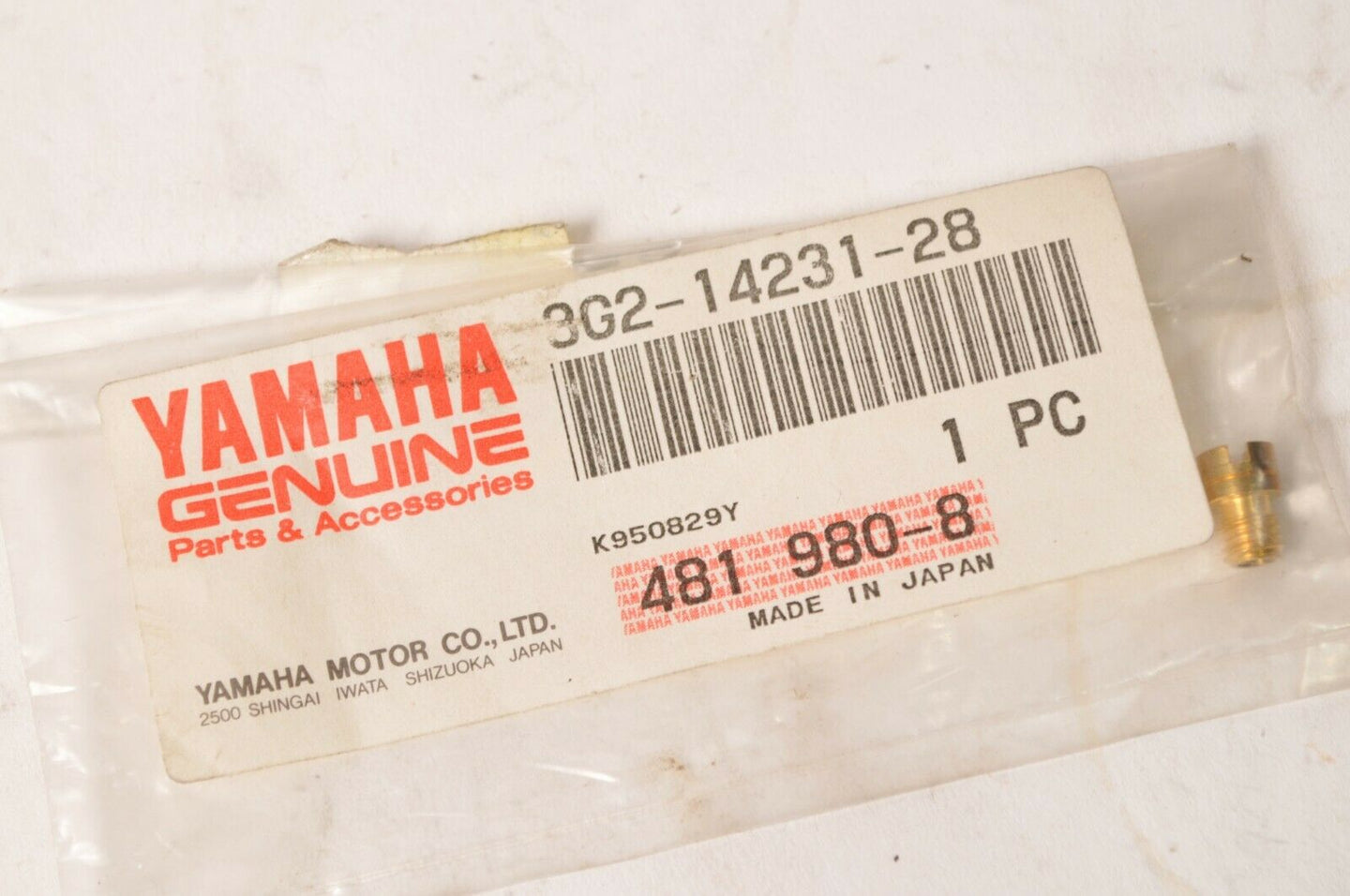 Genuine Yamaha 3G2-14231-28 Jet,Main #140 - XS650 Phazer Virago SXViper ++