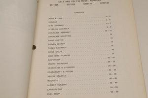 Vintage Polaris Parts Manual 9910416  1977 Colt / SS Snowmobile OEM Genuine