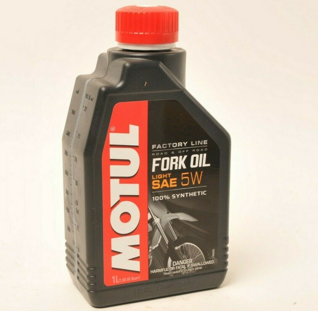 Motul 5w Fork Oil Huile de Fourche - Factory Line Synthetic 1L 1.05QT #105924
