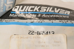 Mercury MerCruiser Quicksilver Fitting,Quick Connect Female Trim Pump  22-865413