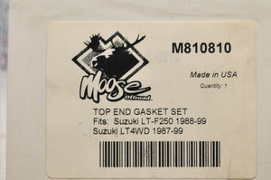 MOOSE RACING M810810 GASKET SET TOP END SUZUKI LT-F250 QUAD RUNNER 1988-99
