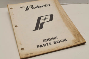 Vintage Polaris Parts Manual 1973 Engine Parts 9910292 Snowmobile Genuine OEM