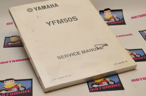 NEW NOS Genuine Yamaha SERVICE SHOP MANUAL LIT-11616-17-13 YFM50S RAPTOR 04-08